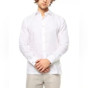 Jon Sonen NWT! Guayabera Bordado Button Down LS Shirt - sz. L